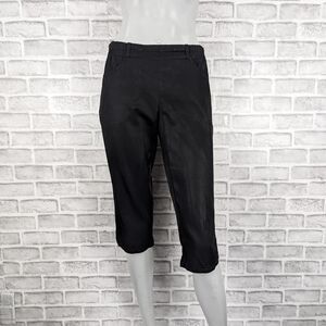 MM6 Maison Martin Margiela Black Bermuda Shorts Elastic Waist size 38 vtg